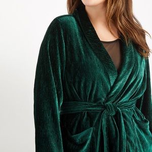 Velvet Green Blazer